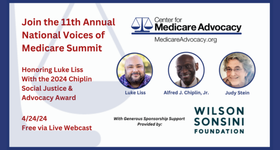 Center for Medicare Advocacy's 11th Annual National Voices of Medicare Summit & Sen. Jay Rockefeller Lecture