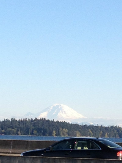 Driving into Seattle, home of AIMS.