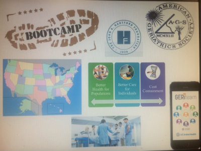 A poster from the Aurora Health Care-sponsored Boot Camp in Milwaukee.