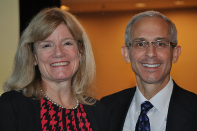 John A. Hartford Foundation President Terry Fulmer, left, and David Altman, at the Foundation's annual Change AGEnts conference in Philadelphia.